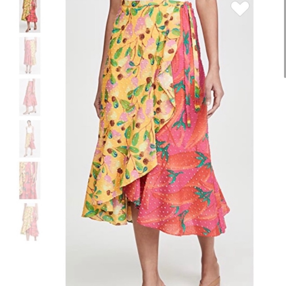 Farm Rio wrap skirt